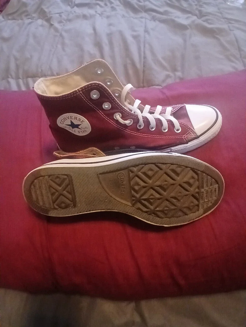 Converse Chuck Taylor All Star High Top Sneakers - Burgundy